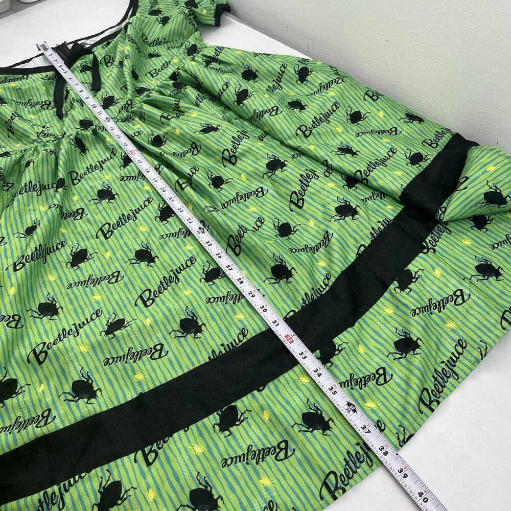Unique Vintage Beetlejuice Crawling Critters Insect Hannah Swing Dress 2X Plus - Picture 11 of 15